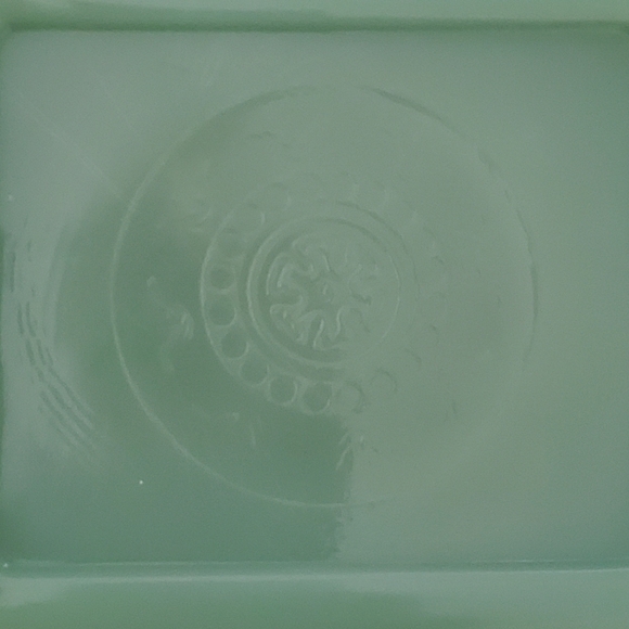 5 1/4" Philbe Jade Ite Refrigerator Jar & Lid by Anchor Hocking Jadeite #1 - Picture 10 of 16